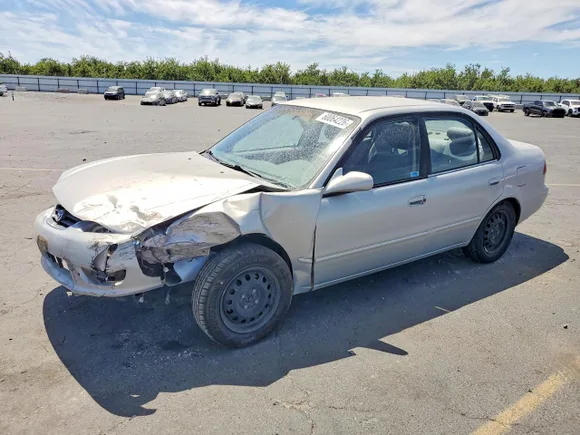 2002 Toyota Corolla LE, VIN 1NXBR12E22Z584227 — Front end