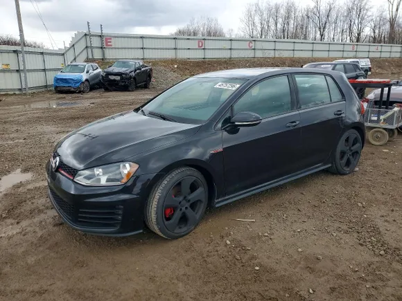 2015 Volkswagen Golf GTI S, VIN 3VW4T7AU0FM051522 — Front end