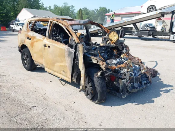 2017 Toyota RAV4 XLE, VIN JTMRFREV9HJ155828 — Burn