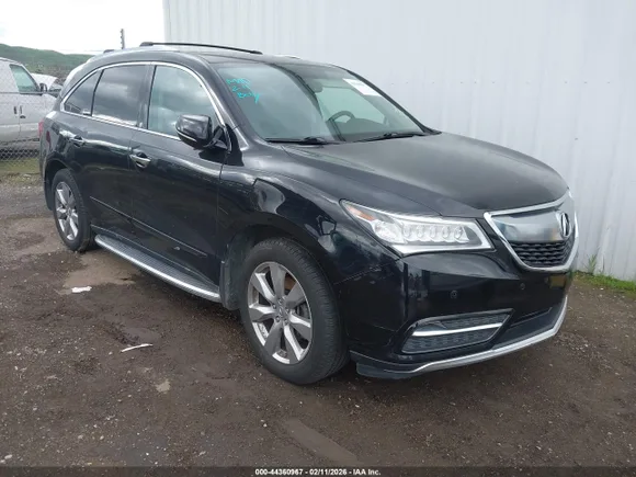 2015 Acura MDX Advance, VIN 5FRYD4H8XFB028941 — Theft recovery