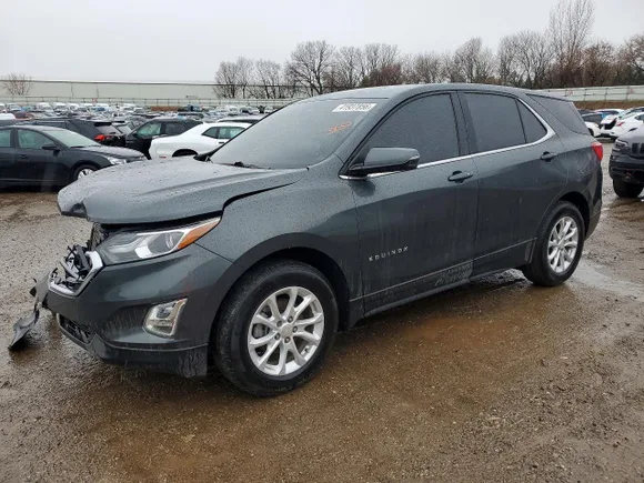 2019 Chevrolet Equinox LT, VIN 3GNAXJEV4KL343854 — Front end