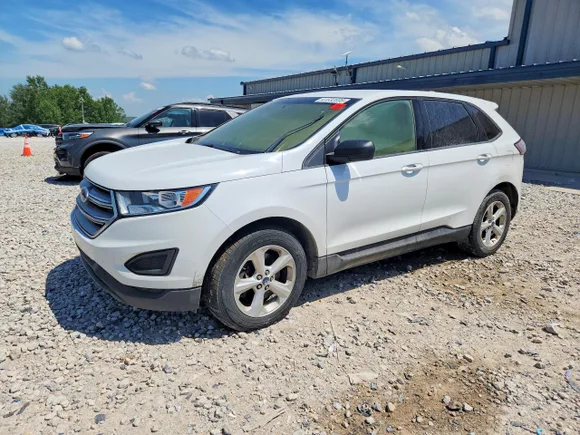 2015 Ford Edge SE, VIN 2FMTK4G83FBB39584 — Interior fire