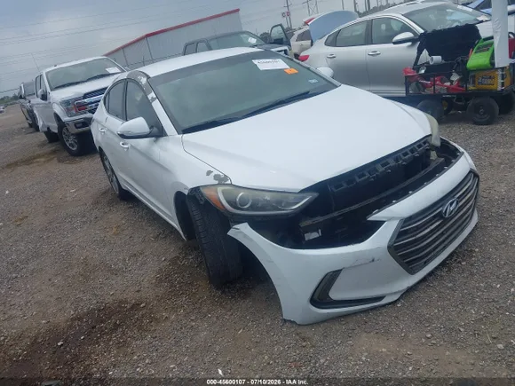 2018 Hyundai Elantra SEL, VIN 5NPD84LF3JH256168 — Rear end