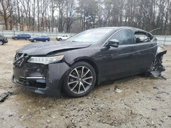 2015 Acura TLX V6, VIN 19UUB2F39FA006733 — Interior fire