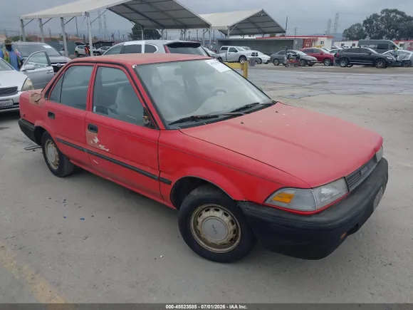 1988 Toyota Corolla, VIN JT2AE92E3J0069214 — Normal wear
