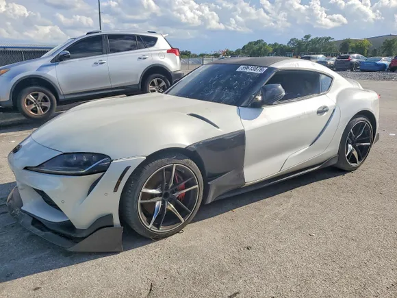 2020 Toyota Supra Premium, VIN WZ1DB4C08LW025603 — Stripped