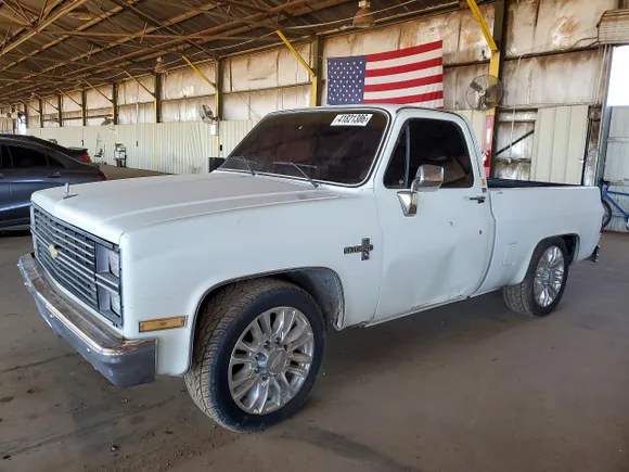 1984 Chevrolet Silverado 2500, VIN 1GCGC24J7EJ154677 — Normal wear