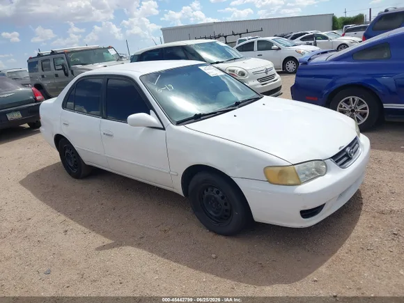 2002 Toyota Corolla LE, VIN 1NXBR12E32Z632933 — Normal wear