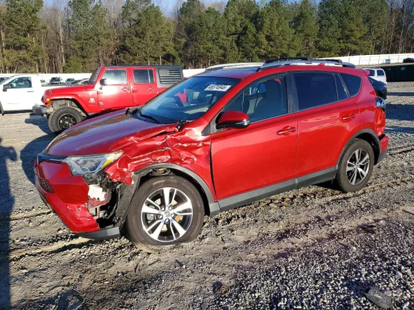 2017 Toyota RAV4 XLE, VIN JTMWFREV0HJ127970 — Front end