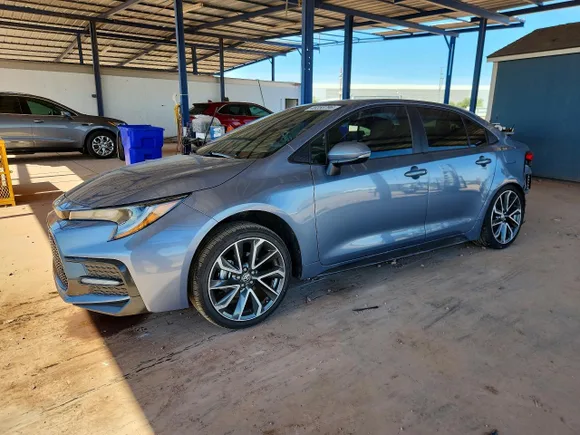 2021 Toyota Corolla SE, VIN 5YFM4MCE4MP074098 — Side