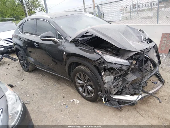 2017 Lexus NX 200t, VIN JTJYARBZ8H2061237 — Front end