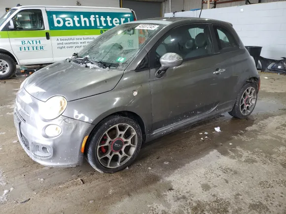 2012 FIAT 500 Sport, VIN 3C3CFFBR4CT111561 — Engine fire