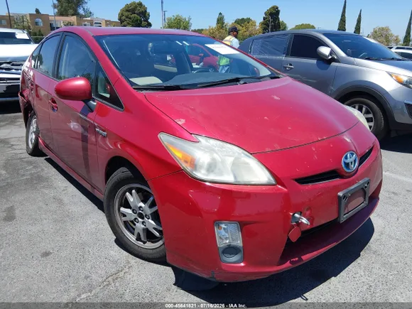2010 Toyota Prius II, VIN JTDKN3DU5A0025261 — Rear end