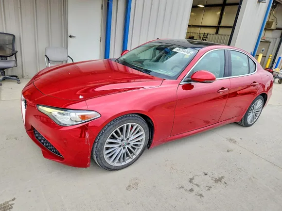 2019 Alfa Romeo Giulia Ti Sport, VIN ZARFAMBN0K7605188 — Hail
