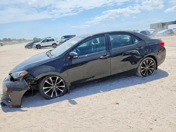 2018 Toyota Corolla SE, VIN 2T1BURHE7JC076470 — Front end