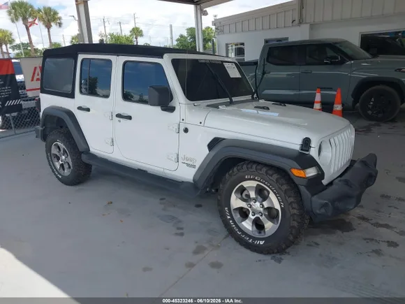 2021 Jeep Wrangler Unlimited 80th Anniversary, VIN 1C4HJXDN0MW644390 — Side