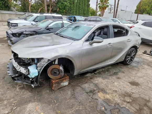 2023 Lexus IS 350 F Sport, VIN JTHGZ1B22P5071592 — Undercarriage