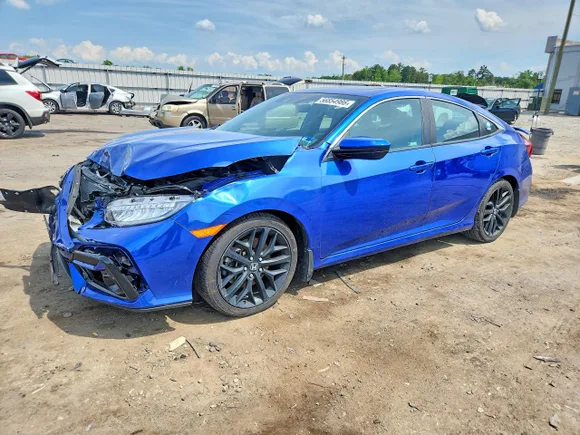 2020 Honda Civic Si, VIN 2HGFC1E53LH706179 — Front end