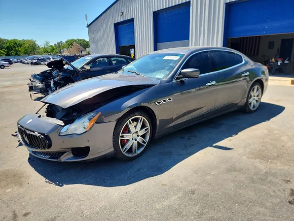 2016 Maserati Quattroporte S, VIN ZAM56RPA5G1168904 — Front end