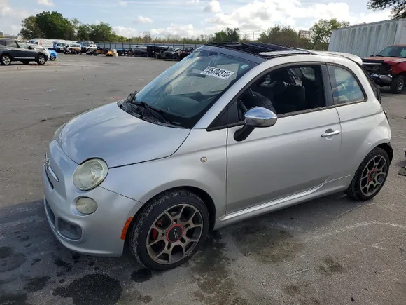 2012 FIAT 500 Sport, VIN 3C3CFFBRXCT100600 — Rollover