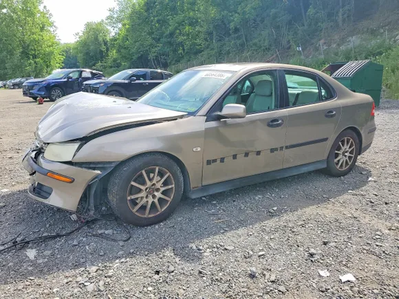 2004 Saab 9-3 Linear, VIN YS3FB49S741054212 — Front end