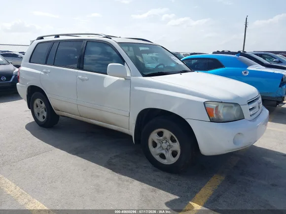 2006 Toyota Highlander, VIN JTEGP21AX60096396 — Normal wear