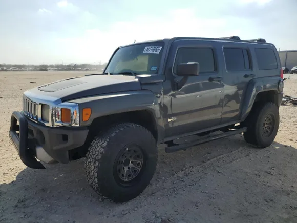 2008 Hummer H3 SUV, VIN 5GTEN13E688118449 — Interior fire