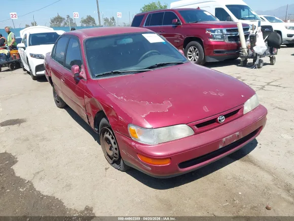 1996 Toyota Corolla DX, VIN 1NXBB02E6TZ462258 — Side