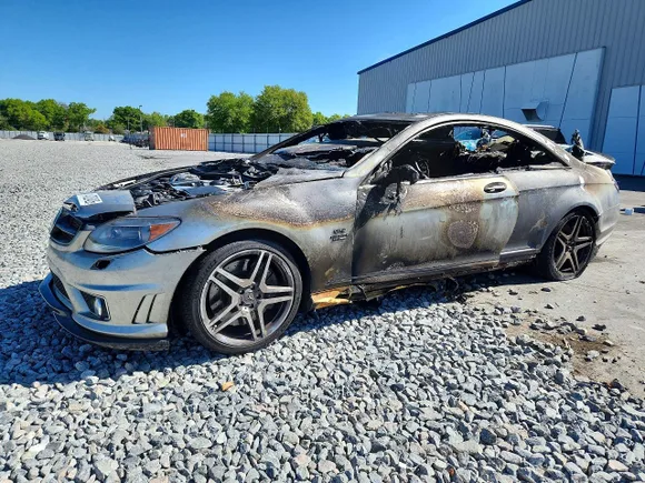 2008 Mercedes-Benz CL 500/600, VIN WDDEJ79X88A013487 — Interior fire