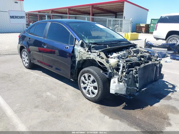 2020 Toyota Corolla LE, VIN 5YFEPRAE3LP113192 — Front end