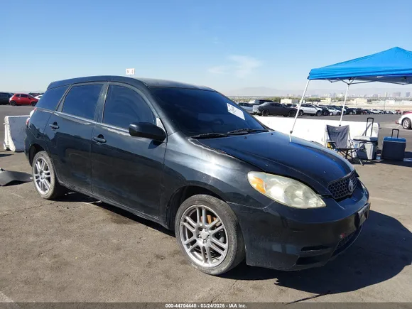 2003 Toyota Matrix XR, VIN 2T1KR32E83C021147 — Rear end
