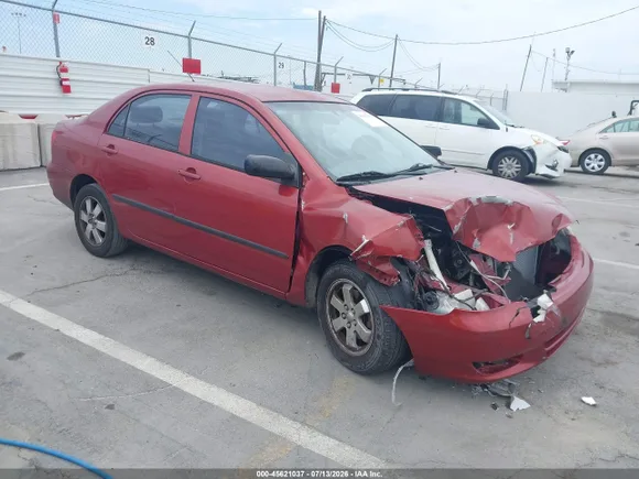2003 Toyota Corolla CE, VIN JTDBR32E630047725 — Front end