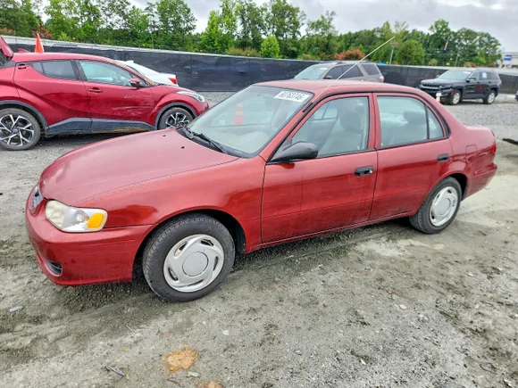 2001 Toyota Corolla CE, VIN 1NXBR12E71Z475163 — Front end