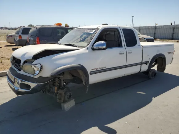 2002 Toyota Tundra SR5, VIN 5TBRT34112S314803 — Stripped