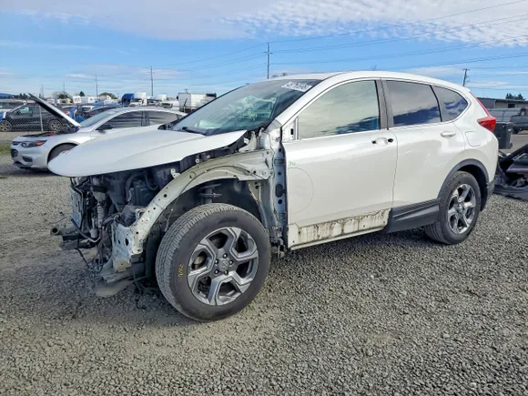 2018 Honda CR-V EX, VIN 5J6RW2H54JL015497 — Front end